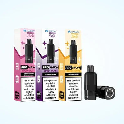Hayati Pro Max Plus 6000 Puffs Pre - Filled Pods I Box Of 5 - Vapewholesalesupplier